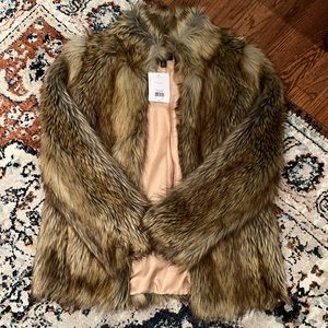 Top Shop Faux Fur Jacket